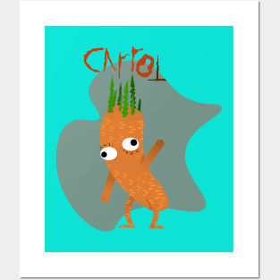Carrol The Carrot Posters and Art